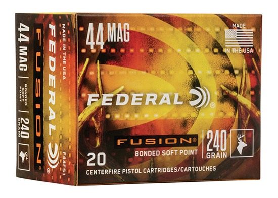 Federal F44SF1 Fusion Handgun 44 RemMag 240gr Soft Point 20 Per Box/10 Case view 3