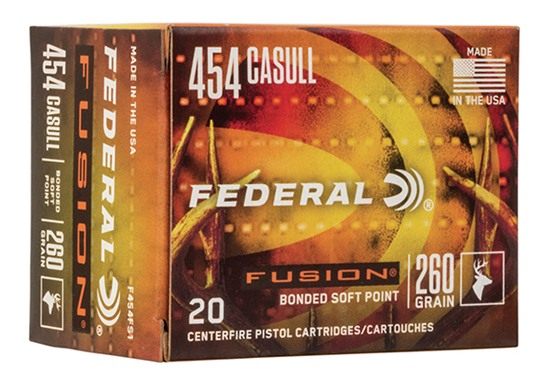 Federal Cartridge F454FS1 Fusion Handgun 454 Casull 260gr Soft Point 20 Per view 3