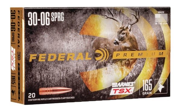 Federal P3006AF Premium 30-06 Springfield 165gr Barnes TSX 20 Per Box/10 Ca view 2