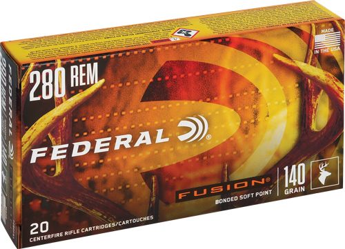 Federal Ammo Fusion Rifle Ammunition .280 Rem 140 gr Btsp 2990 fps - 20/ct view 2
