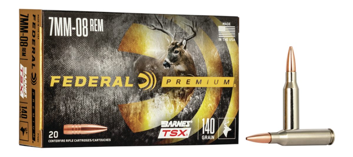 Federal Cartridge Barnes TSX Rifle Ammunition 7mm-08 Rem 140gr HP 2820 fps