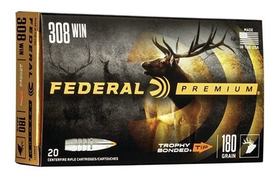 Federal Ammo Premium Vital-Shok Rifle Ammunition .308 Win 180 gr TBT 2620 f view 2