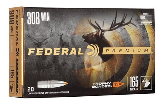 Federal Cartridge Premium Vital-Shok Rifle Ammunition .308 Win 165 gr TBT 2 view 2