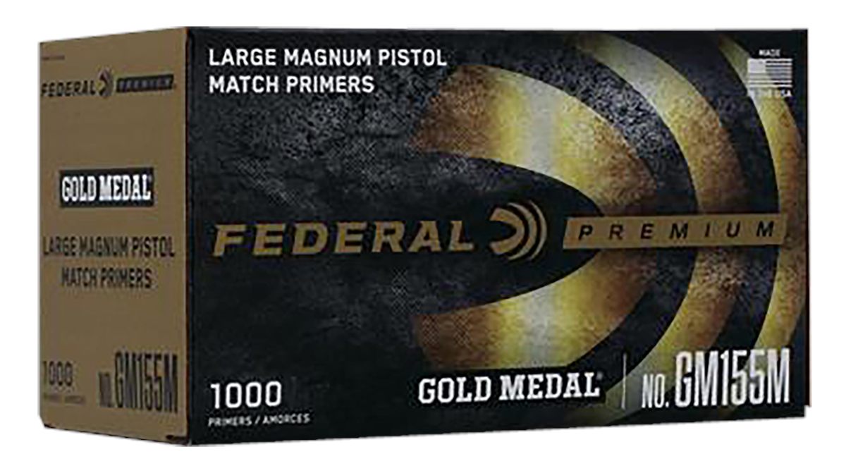 Federal Cartridge GM155M Gold Medal Premium Large Pistol Multi Caliber Hand