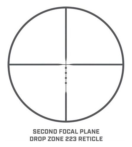 Bushnell AR Riflescope - 1-4x24mm 30mm SFP DZ-223 BDC Reticle Black Matte view 3