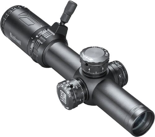 Bushnell AR Riflescope - 1-4x24mm 30mm SFP DZ-223 BDC Reticle Black Matte view 4