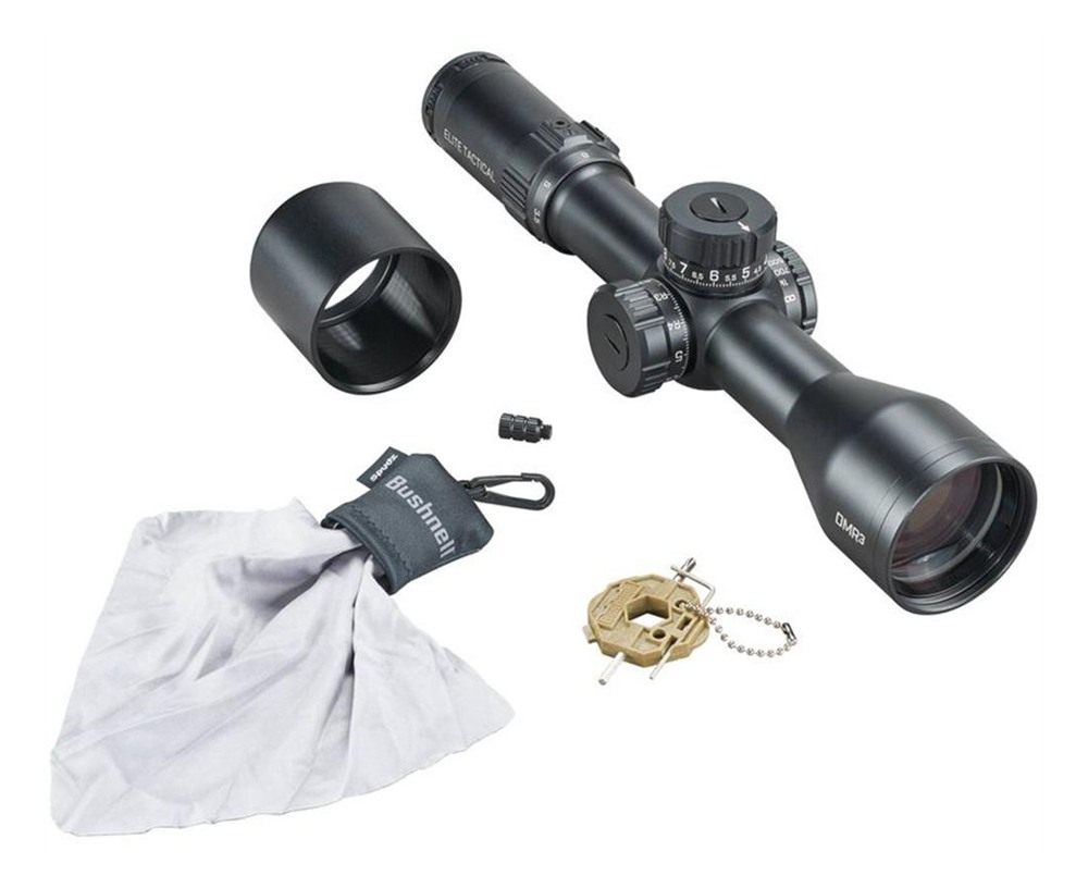 Bushnell Elite Tactical DMR3 Rifle Scope 3.5-21x50 34mm FFP EQL Black view 3