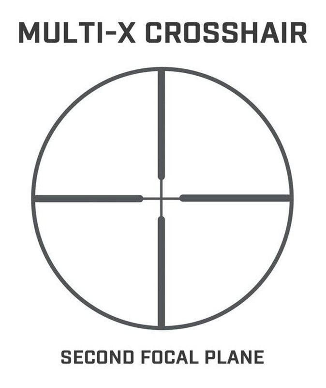 Bushnell Prime Rifle Scope 3-12x40 1in SFP Multi-X Non-Illuminated Black 2 view 3