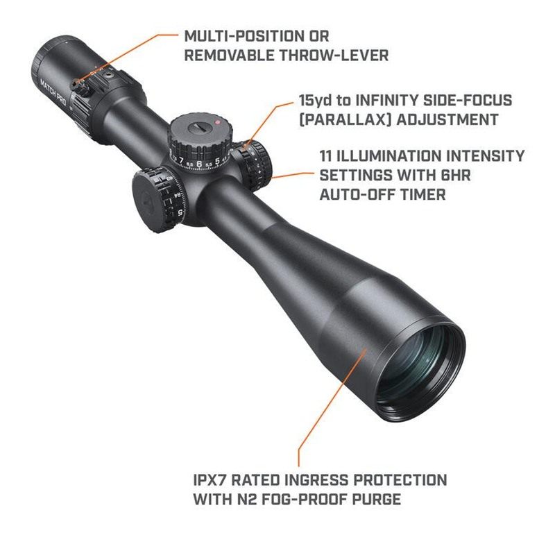 Bushnell MP53056DMI Match Pro Black 5-30x56mm 34mm Tube Illuminated DM2 Ret view 5