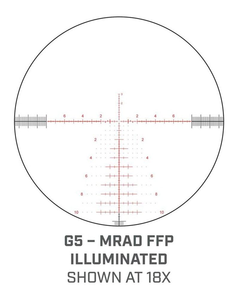 Bushnell ETXRS3G5I XRS3 Elite Tactical Black 6-36x 56mm 34mm Tube G5I Retic view 2