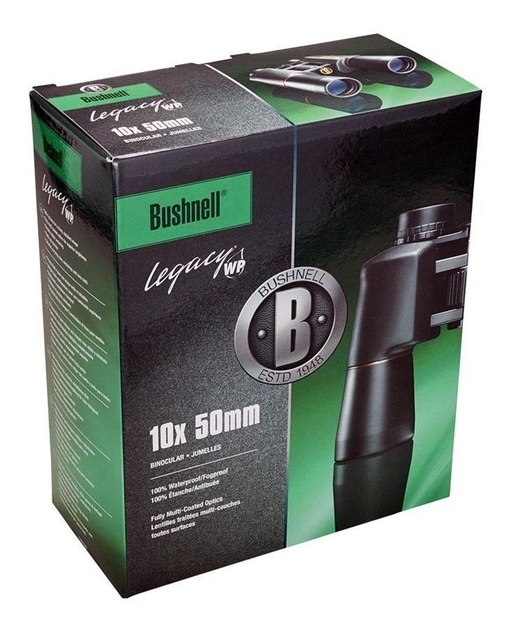 Bushnell Legacy Binocular - 10x50mm Porro Prism Black Matte view 4