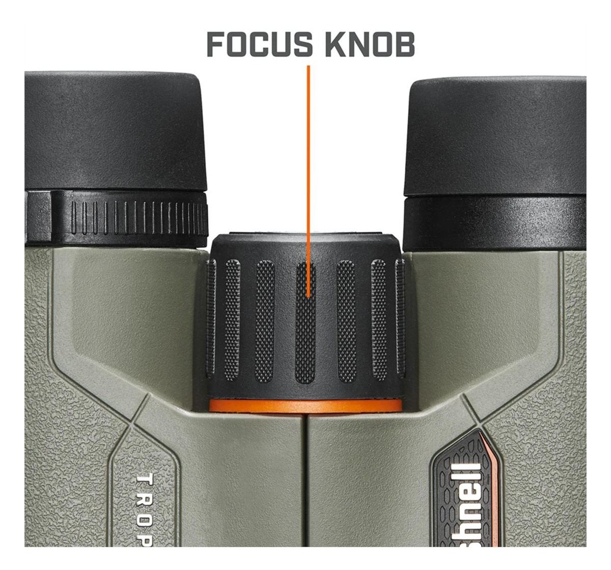 Bushnell Trophy Binocular 10x42mm BaK-4 Roof Prism Bone Collector Green