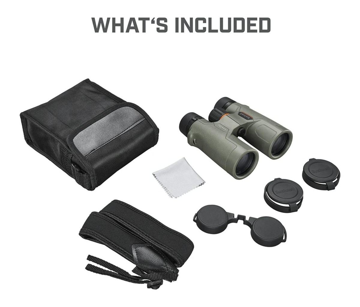 Bushnell Trophy Binocular 10x42mm BaK-4 Roof Prism Bone Collector Green view 2