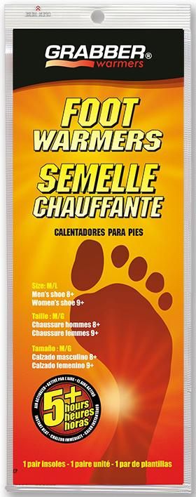 Grabber Foot Warmer Insole, Medium/Large view 2