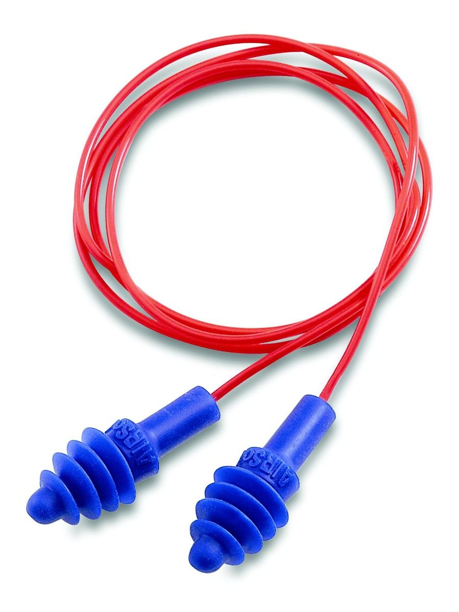 Howard Leight by Honeywell AirSoft Flanged Corded Reusable Shooting Earplug