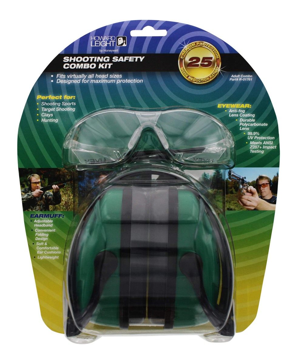 HOWARD LEIGHT Adult Shooting Combo Kit Muff/Eyewear view 2