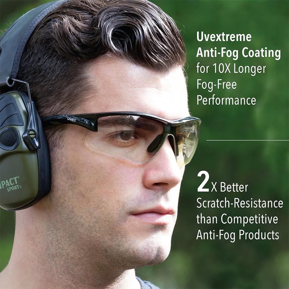 Howard Leight by Honeywell Uvex Acadia Shooting Glasses with Plus Anti-Fog view 2