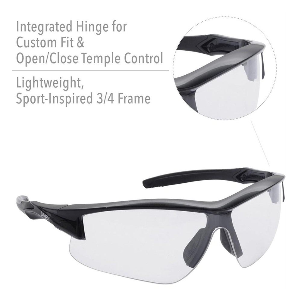 Howard Leight by Honeywell Uvex Acadia Shooting Glasses with Plus Anti-Fog view 3