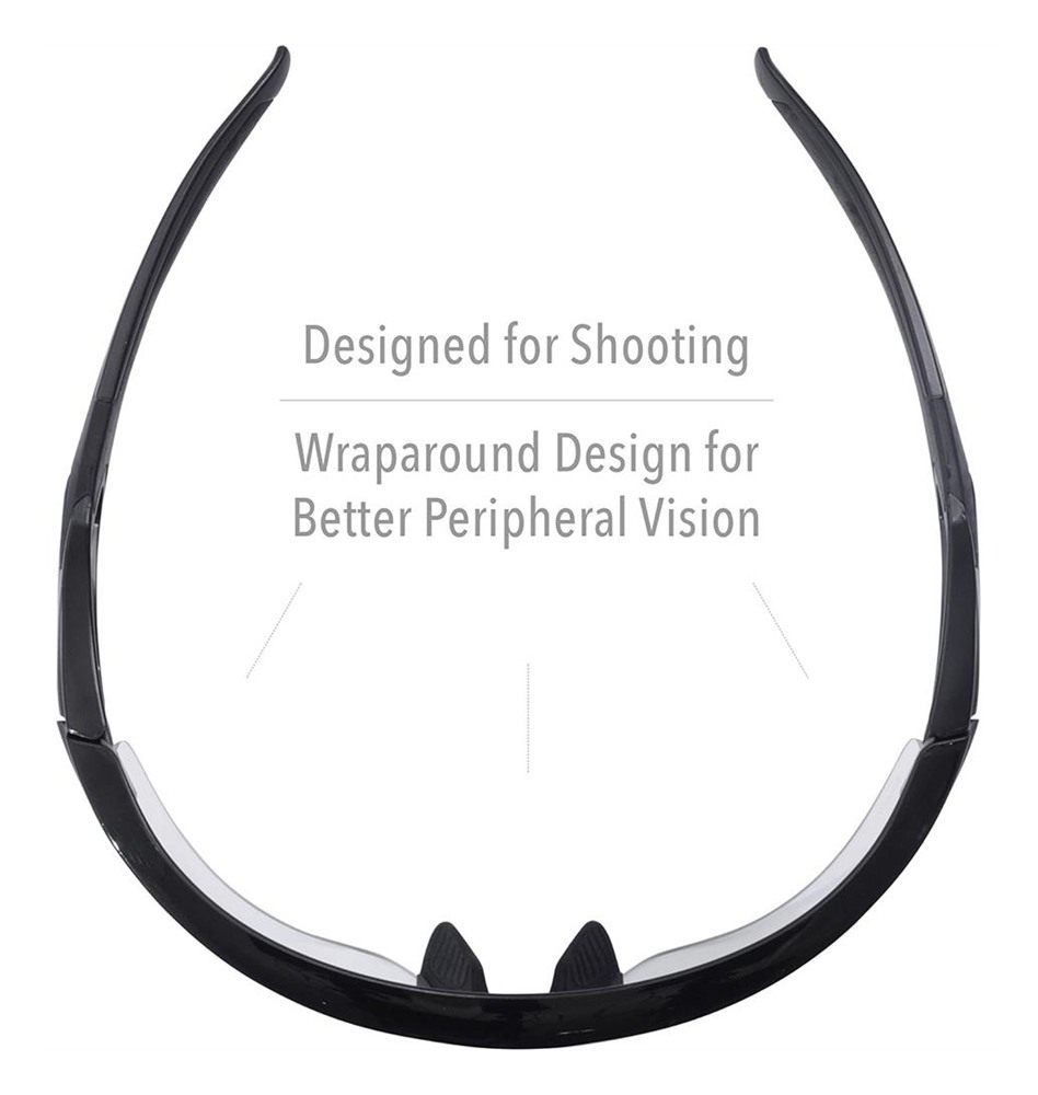 Howard Leight by Honeywell Uvex Acadia Shooting Glasses with Plus Anti-Fog view 4