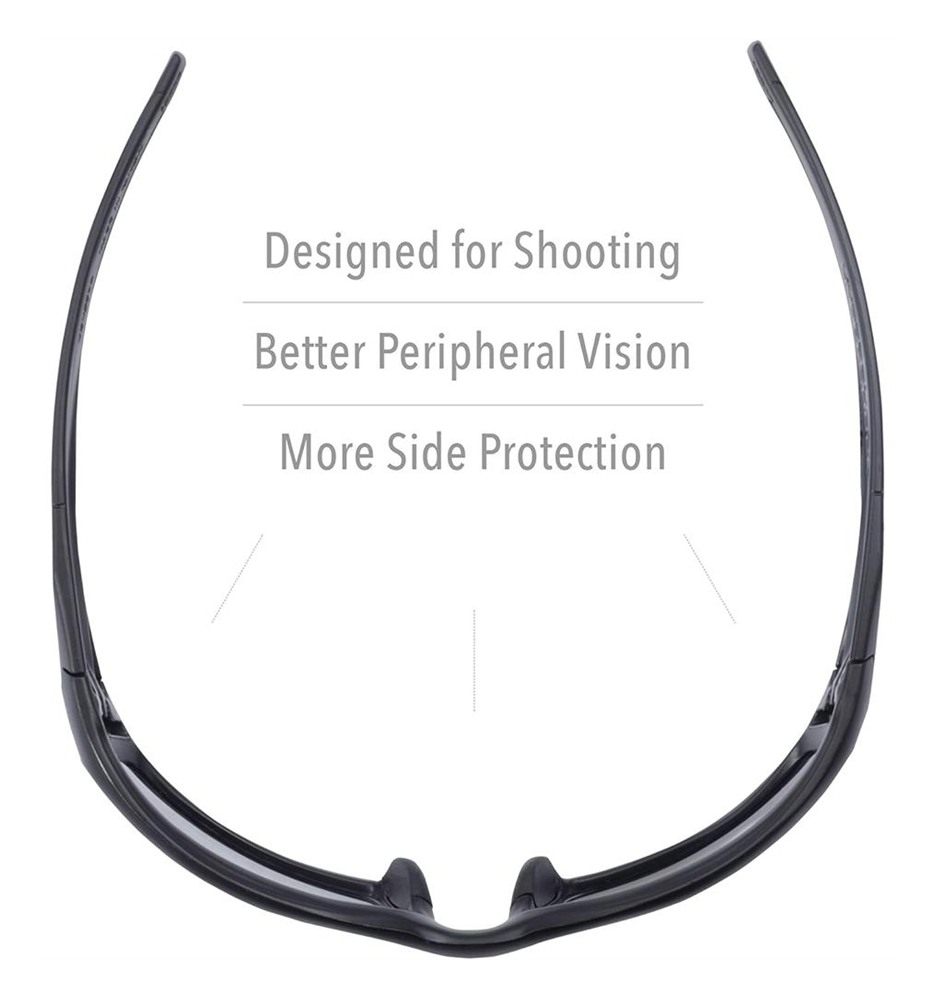 Howard Leight Shooting Sports by Honeywell Uvex Hypershock Glasses with Plu view 4