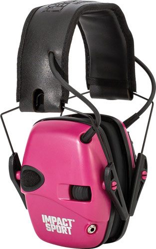 Howard Leight Impact Sport Electronic Shooting Earmuff, Youth/Small, Pink (