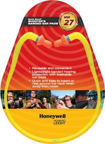Howard Leight RQB1S Quiet Band Hearing Protector 27 dB In The Ear Yellow/Or view 3