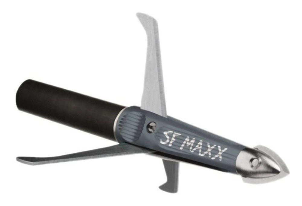 New Archery Products Spitfire Mechancial Broadhead 100 Grain Three Blade Tr view 2