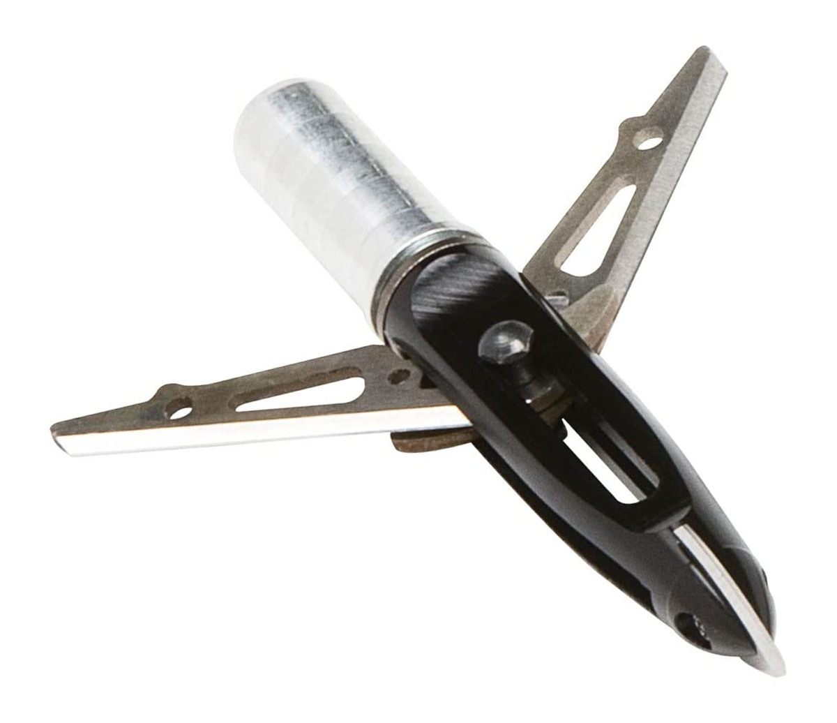 New Archery Products Killzone Crossbow 2 Blade Rear-Deploying 100 Grain Cut view 2