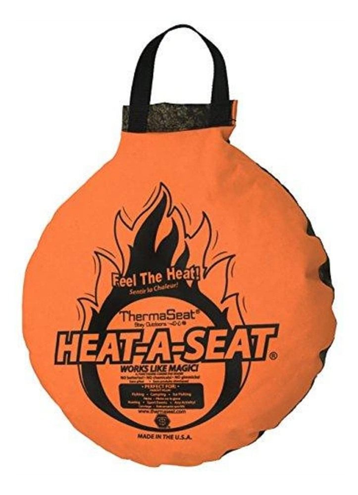 Northeast Products Heat-A-Seat by ThermaSeat - Insulated Cushion Blaze/Moss