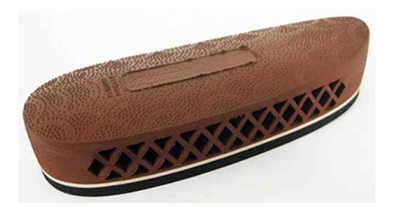 Pachmayr Deluxe Recoil Pad - Small 5.15in L x 1.80in W x 1in T Brown/White view 2