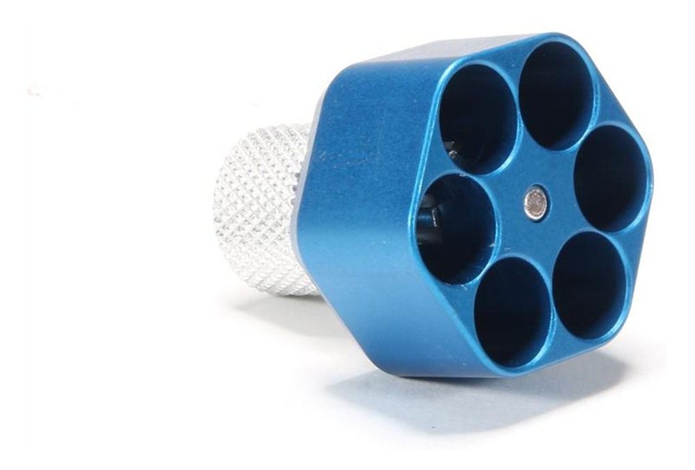 Pachmayr 02654 Competition Speedloader made of Aluminum with Blue Finish fo view 3