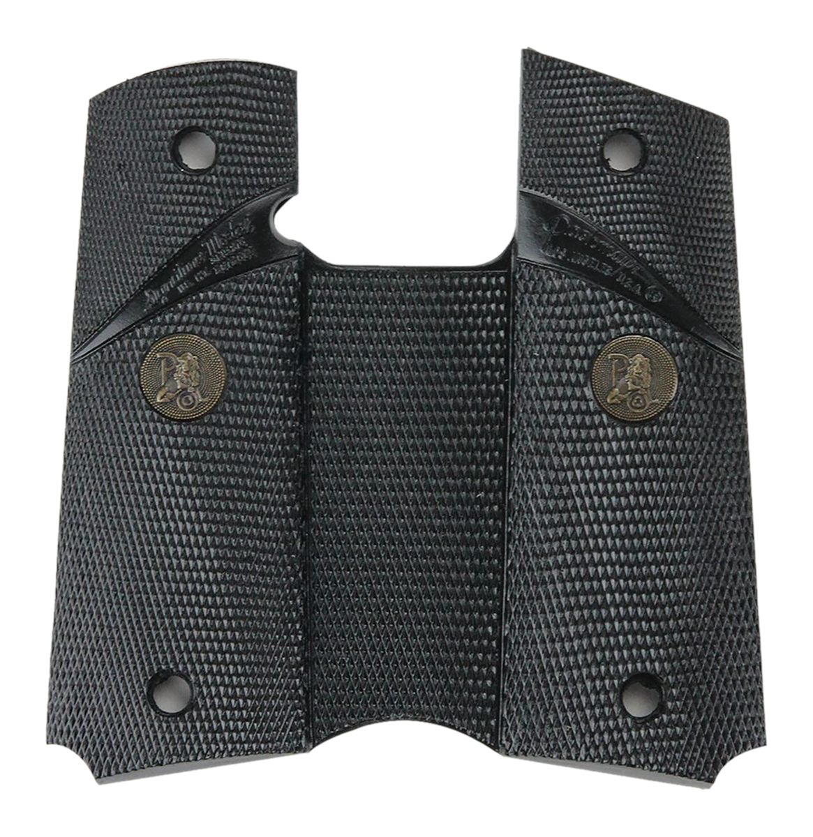 Pachmayr 02921 Signature Grip Wraparound Checkered Black Rubber for 1911, 1