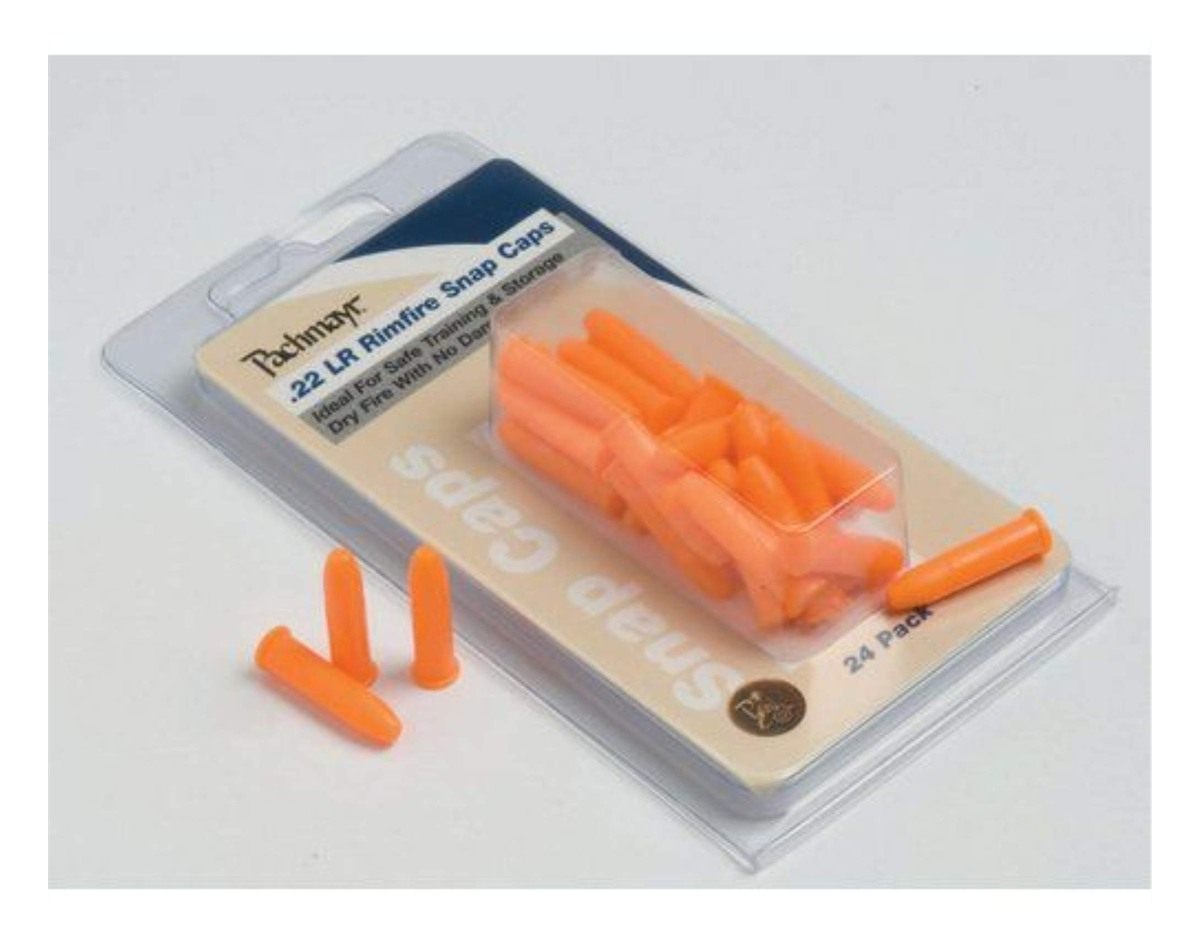 Pachmayr 03200 22 Lr Plastic Safety Snap Caps (24) Pack, Orange, one Size