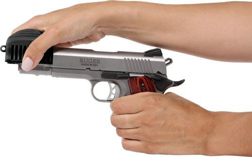 Pachmayr 03890 Rack-It Slide Assist Black Rubber Handgun view 3
