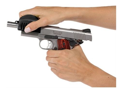 Pachmayr 03890 Rack-It Slide Assist Black Rubber Handgun view 4