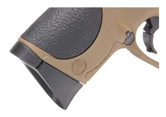 Pachmayr Grip Extender Black Smith Wesson M P Compact, 9mm, 40 Cal view 2