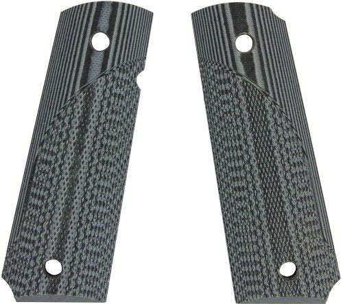 Pachmayr 1911 G10 Pistol Grip Checkered Gray/Black view 2