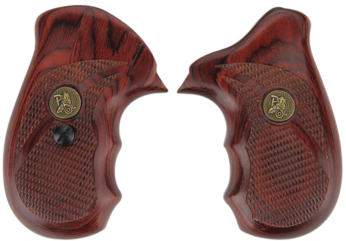 Pachmayr GUN Works 63000 Renegade Grip Checkered Rosewood Laminate with Fin