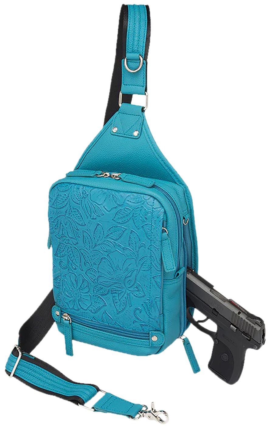 Kingport Gtm Mini Sling Cowhide Turq