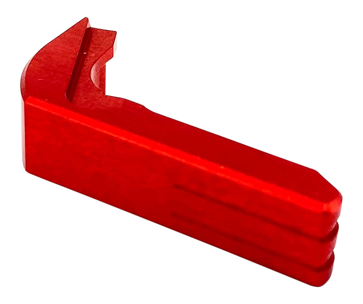 Cross Armory CRGMCRD Mag Catch Extended Compatible w/ Glock Gen1-3/P80 Red