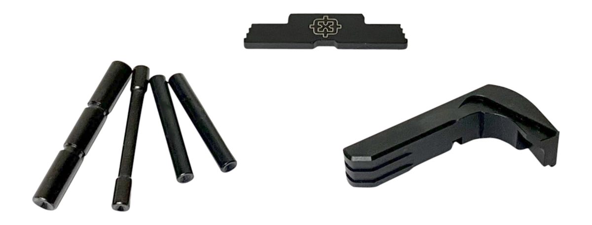 Cross Armory CRP800KBK 3 Piece Upgrade Kit P80 Gen1-3 Black