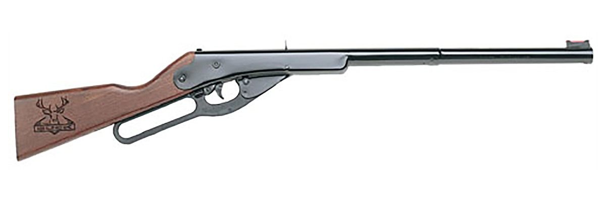 Daisy Buck BB Compact/Short LOP Lever Action Air Rifle .177 Cal Wood Stock