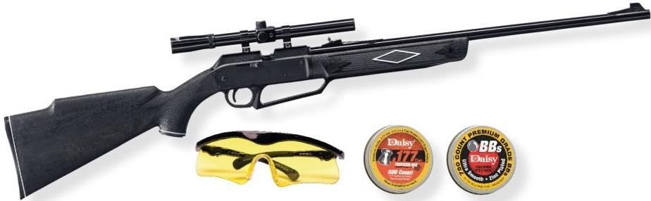 Daisy 880 Multi-pump Air Rifle Kit .177 Includes Glasses Bb's And Pellets