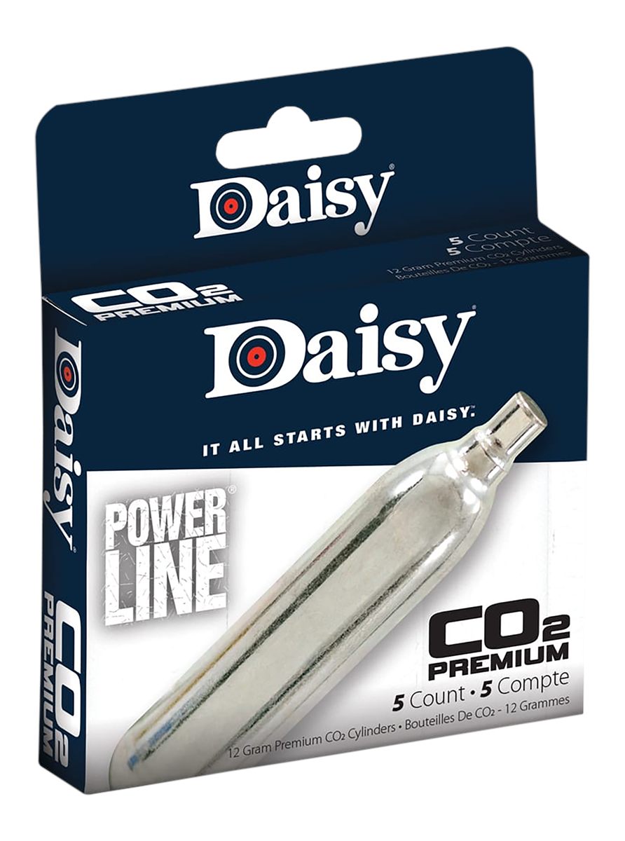 Daisy 997580611 Powerline CO2 Cylinder 12gram 5/Pack