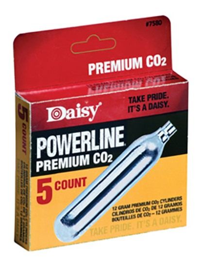 Daisy 997580611 Powerline CO2 Cylinder 12gram 5/Pack view 2