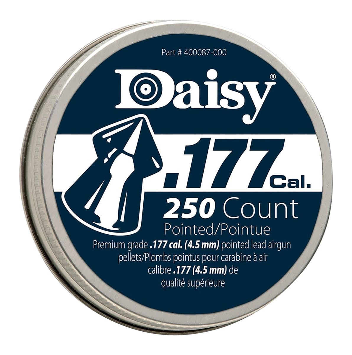 Daisy Max Precision .177 Cal, 7.2 Grains, Pointed, 250ct