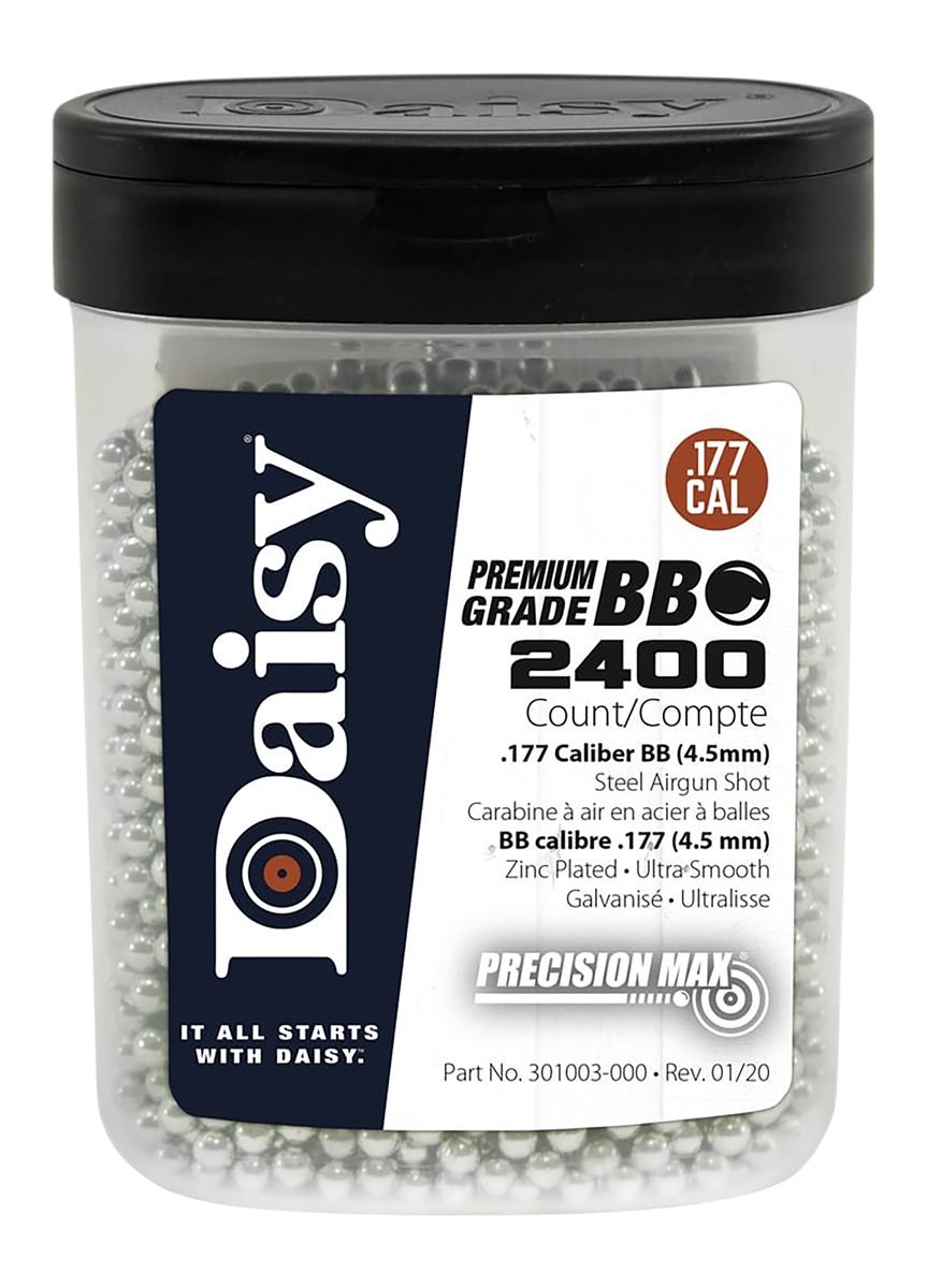 Gamo Daisy Premium Grade .177 Cal, 5.1 Grains, Zinc Plated BBS, 2400ct