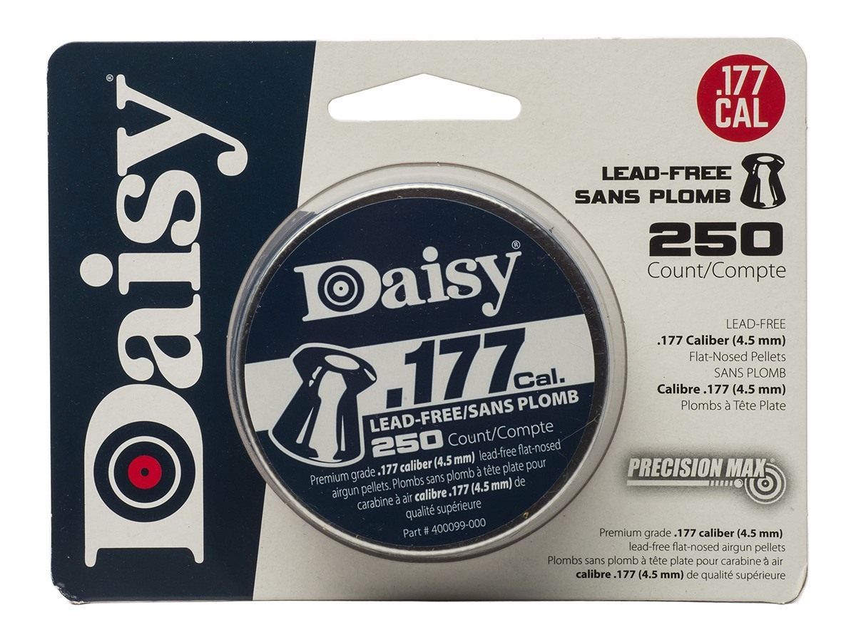 Daisy Lead Free .177 Cal. Pellets 250 Tin for airguns