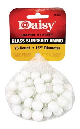 Daisy Slingshot Ammuntion 1/2in Glass 100-Count Pack