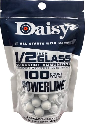 Daisy Slingshot Ammuntion 1/2in Glass 100-Count Pack view 2